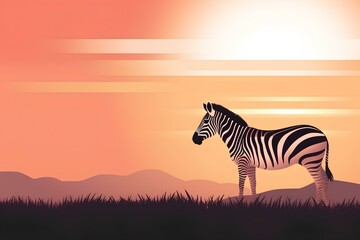 Fototapeta na wymiar zebra background made by midjeorney