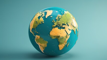 Fototapeta premium World population day illustrations generated from population composition maps.AI generated.