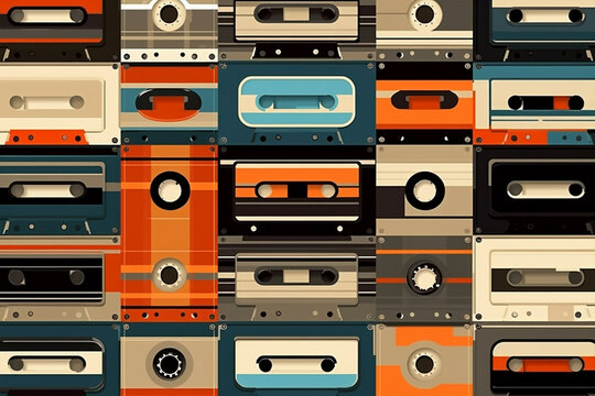 Audio cassette musical