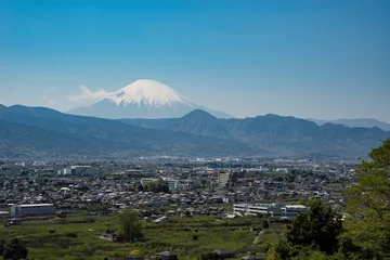 Foto op Canvas 小田原市から見た春の富士山 © Kazuki Yamada