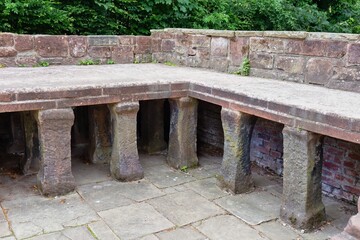 Naklejka premium Ruins of the Roman Baths in Chester