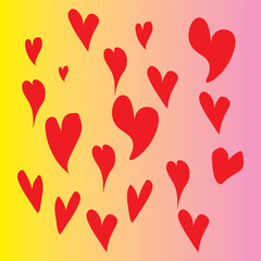 hearts background