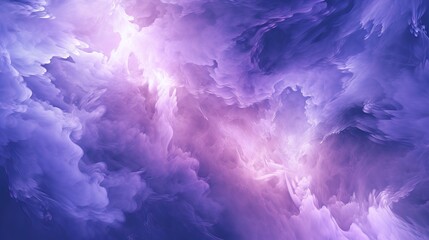 Obraz na płótnie Canvas Purple background with white lightning effect on the surface. abstract liquid visuals - blue and purple sky with clouds, Generative AI