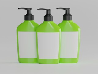 Spray bottle 3d illustration with white background
