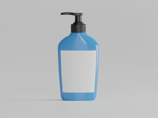 Spray bottle 3d illustration with white background