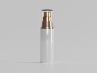 Perfume spray 3d illustration with white background 