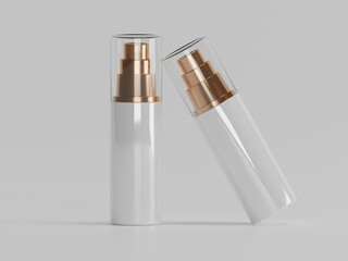 Perfume spray 3d illustration with white background 