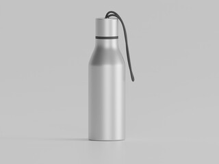 Sports water bottle 3d illustration with white background 