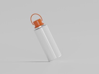 Sports water bottle 3d illustration with white background 