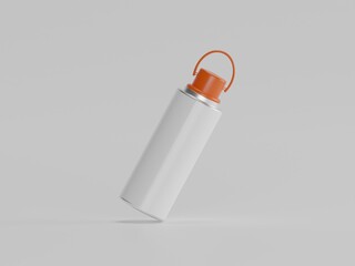 Sports water bottle 3d illustration with white background 
