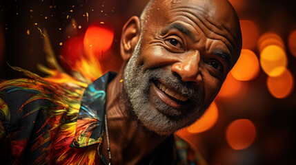 Notting Hill Carnival street performers created with generative AI technology