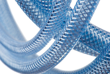 Air pneumatic flexible hose pipe close-up