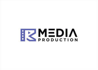 r logo design multimedia concept