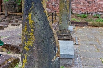 Ruins of Roman buildings in Chester
