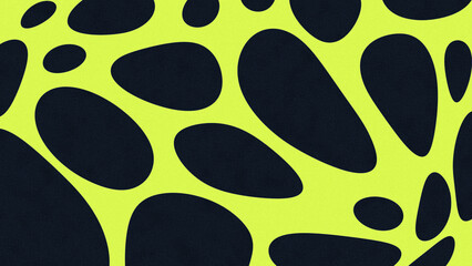 Abstract liquid black dots background
