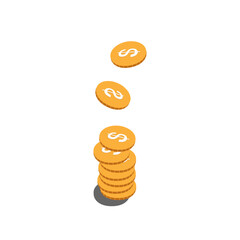 Illustration of crumbling gold coins