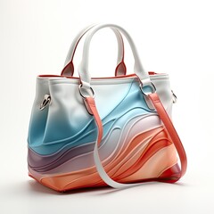 Elegant and colorful women's bag. Generative AI
