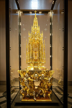 Monstrance of Arfe at Toledo Cathedral Interior - Toledo, Spain