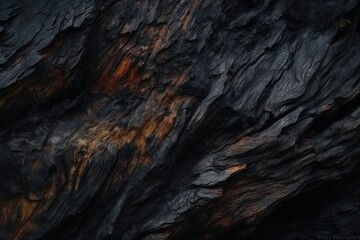 Flat background texture. dark wood. AI generated