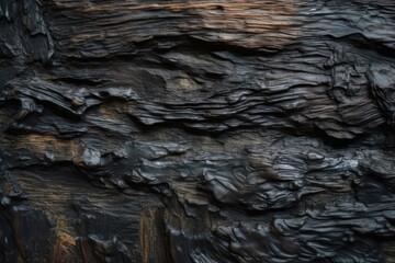 Flat background texture. dark wood. AI generated