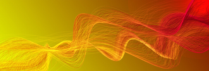 Naklejka premium The abstract background designed with curved lines looks beautiful.