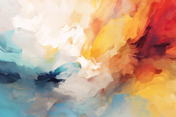 minimalistic abstract background with a single brushstroke, conveying fluidity and artistic expression