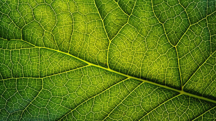 Obraz premium Beautiful abstract autumn leaves with orange veins. Generative ai