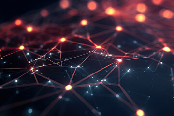 clean and minimalistic background with abstract circuitry paths and glowing nodes, symbolizing the interconnectedness of technology and information flow