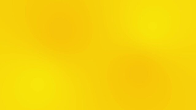Yellow gradient background. Animation of abstract texture