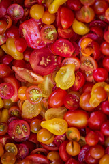 red and yellow tomatoes