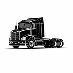 Truck Logo Illustration Design