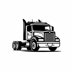 Truck Logo Illustration Design