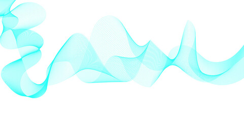 Abstract colorful flowing wave curved lines, frequency wavy sound, technology curve line background. Design used for technology, science, banner, template, wallpaper, business and many more.