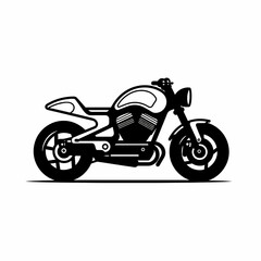 Fototapeta premium Motorcycle Logo Illustration Design