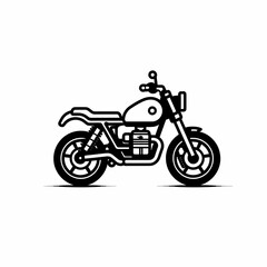 Fototapeta na wymiar Motorcycle Logo Illustration Design