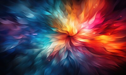 Obraz premium Colorful grunge Swirling radial background Vortex starburst spiral, generative AI
