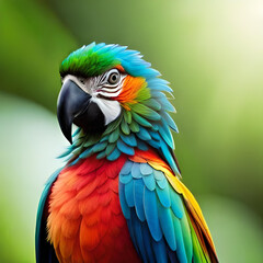 Fototapeta premium blue and yellow macaw
