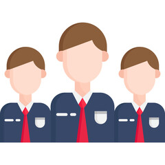 Business Men Team Icon
