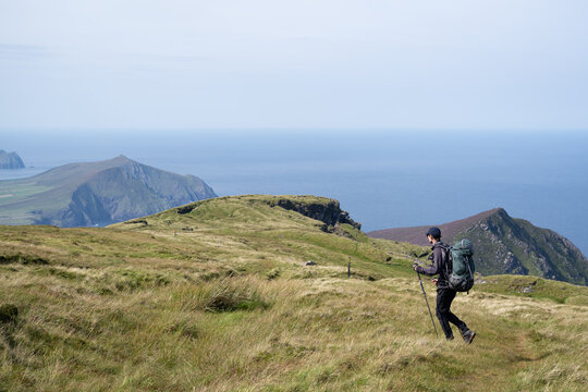 Randonn&eacute;e sur le Mount Brandon, Dingle, Irlande
