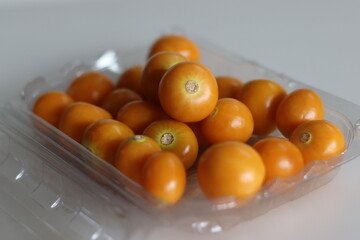 Cape gooseberries, commonly known as Rasbhari in India, is a small orange berry fruit.