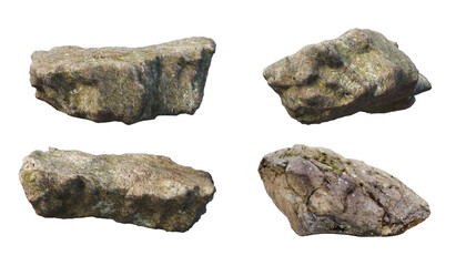 stone collection with png background