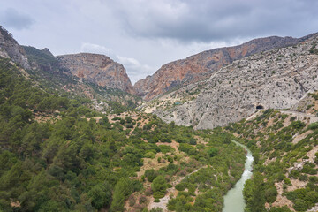 vista su valle
