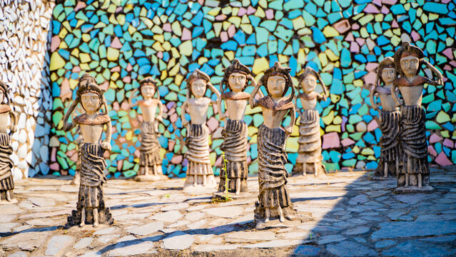 The Rock Garden is a sculpture garden located in Chandigarh India, also known as Nek Chand's Rock Garden