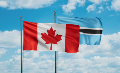 Fototapeta na wymiar Botswana flag