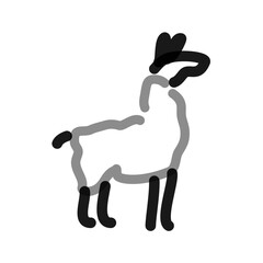 alpaca doodle