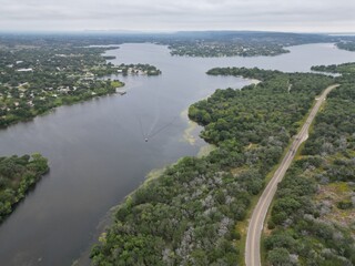 Inks Lake - a reservoir on the Colorado River in the Texas Hill Country.