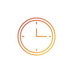 Gradient Clock Icon