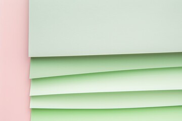 Obraz premium Green background with paper