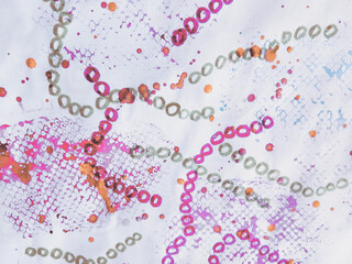 Watercolor Polka. Unusual Hipster Watercolor.