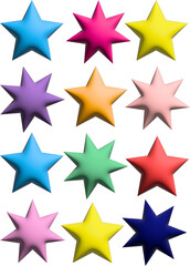 Obraz premium Simple stars shape